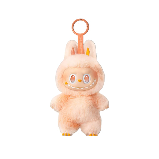 Plush toy with a ring on a white background