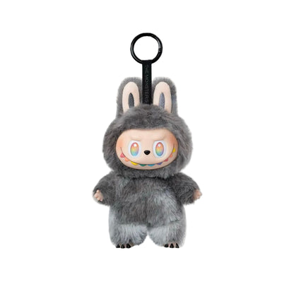 Plush keychain with cartoon character on a white background