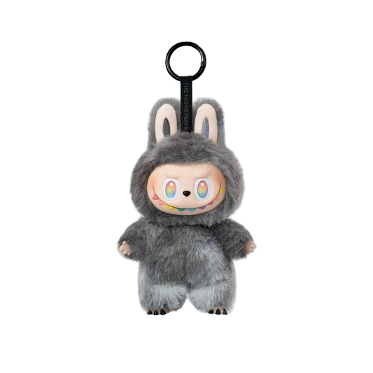 Plush keychain with cartoon character on a white background