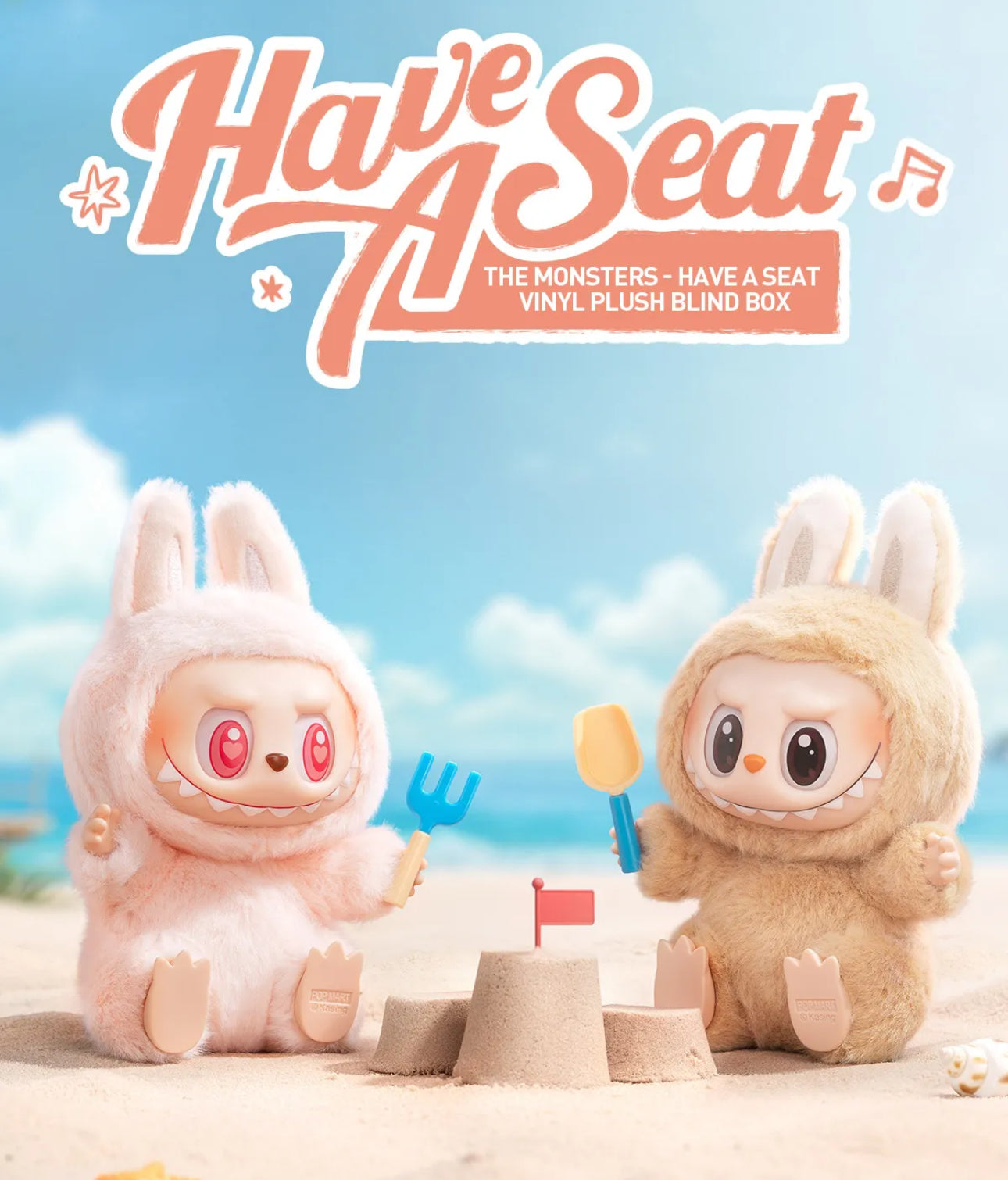 THE MONSTERS - Have a Seat Vinyl Plush Blind Box
